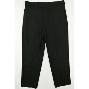 Dockers' Men Pants, Size 34, Black, 67% Poly, 17% Rayon, 14% Wool, 2% Spandex